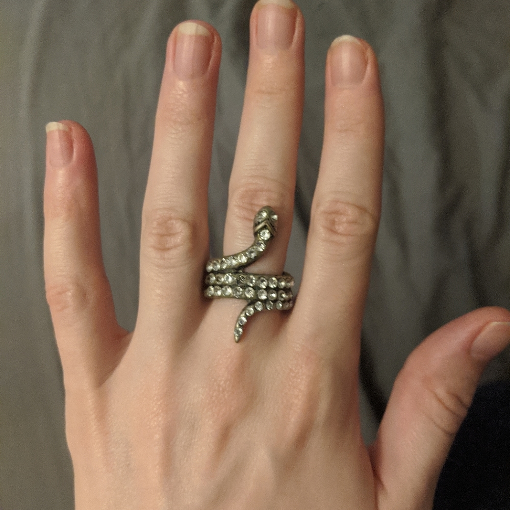 Silver Snake Ring